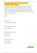 Fundamentals swift river with Complete Solutions 100&percnt; Verified