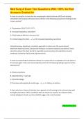 Med Surg A Exam Test Questions With 100&percnt; Verified Answers Graded A&plus;