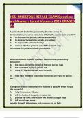 HESI MILESTONE RETAKE EXAM Questions and Answers Latest Versions 2025 GRADED A&plus;