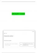 CROSSFIT LEVEL 2 QUESTIONS WITH COMPLETE ANSWERS
