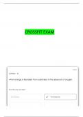 CROSSFIT L1 METHODOLOGY QUESTIONS WITH COMPLETE ANSWERS