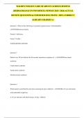WALDEN NUR 6531 CARE OF ADULTS ACROSS LIFESPAN &lpar;DERMATOLOGY IN FNP OFFICE&rpar; NEWEST 2025 &sol; 2026&rpar; ACTUAL REVIEW QUESTIONS & CERTIFIED SOLUTIONS &sol; 100&percnt; CORRECT &sol; ALREADY GRADED A&plus;&period;