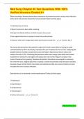 Med Surg Chapter 45 Test Questions With 100&percnt; Verified Answers Graded A&plus;