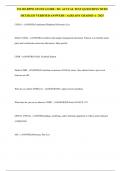 3M 302 RPPO STUDY GUIDE &sol; 90&plus; ACTUAL TEST QUESTIONS WITH DETAILED VERIFIED ANSWERS &sol; ALREADY GRADED A &sol; 2025