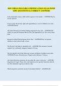 2025 CHILD WELFARE CERTIFICATION EXAM WITH  1200&plus; QUESTIONS & CORRECT ANSWERS