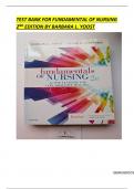 TEST BANK FOR FUNDAMENTALS OF NURSING&colon; ACTIVE LEARNING FOR COLLABORATIVE PRACTICE 2ND EDITION&comma; BY BARBARA L YOOST&period;&vert;&vert;ALL CHAPTERS LATEST EDITION 