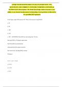 AFOQT MATH KNOWLEDGE EXAM&comma; EXAM REVIEW &sol;170&plus; QUESTIONS AND CORRECT ANSWERS &lpar;VERIFIED ANSWERS&rpar; & RATIONALES &lpar;Description&colon; The Math Knowledge subtest measures your ability to use learned mathematical relationships&period; Each problem is followed by five possible&lpar;