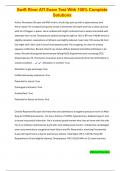 Swift River ATI Exam Test With 100&percnt; Complete Solutions