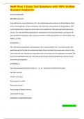 Swift River 2 Exam Test Questions with 100&percnt; Verified Answers Graded A&plus;