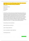 Swift River 2&period;0&colon; Tom Richardson Exam Test Questions With 100&percnt; Verified Answers Graded A&plus;