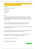 Swift River 2&period;0&colon; Sarah Getts Exam Test Questions With 100&percnt; Verified Answers Graded A&plus;