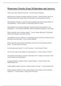 Wastewater Practice Exam 28 Questions and Answers&period;