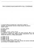 PAX Science NLN Exam
