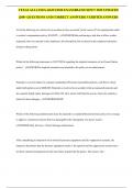 TEXAS ALL LINES ADJUSTER EXAM BRAND NEW&excl;&excl; 2025 UPDATED &lpar;200&plus; QUESTIONS AND CORRECT ANSWERS&rpar; VERIFIED ANSWERS