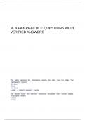 NLN PAX practice questions