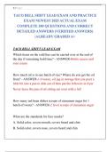 TACO BELL SHIFT LEAD EXAM AND PRACTICE  EXAM NEWEST 2025 ACTUAL EXAM  COMPLETE 200 QUESTIONS AND CORRECT  DETAILED ANSWERS &lpar;VERIFIED ANSWERS&rpar; &vert;ALREADY GRADED A&plus;