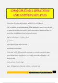 CMAS 258 EXAM 1 QUESTIONS AND ANSWERS 100&percnt; PASS