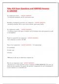 Fdny A35 Exam Questions and VERIFIED Answers A&plus;GRADED