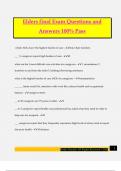 Elders final Exam Questions and Answers 100&percnt; Pass