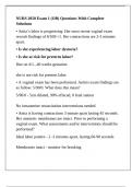 NURS 2050 Cedarville University -NURS 2050 Exam 1 &lpar;OB&rpar; Questions With Complete Solutions