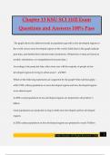 Chapter 13 KSU SCI 1102 Exam Questions and Answers 100&percnt; Pass