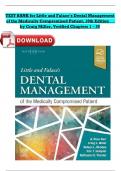 TEST BANK For Little and Falace's Dental Management of the Medically Compromised Patient&comma; 10th Edition by Craig Miller&comma; Verified Chapters 1 - 30&comma; Complete Newest Version