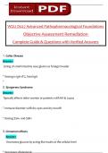 WGU D027 Advanced Pathopharmacological Foundations Objective Assessment Remediation tested questions &lpar;latest 2025 &sol; 2026&rpar; with verified answers
