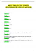 CBEST EXAMS WITH VERIFIED QUESTIONS AND CORRECT ANSWERS&period;