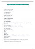 CBEST EXAMS WITH VERIFIED QUESTIONS AND CORRECT ANSWERS