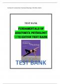 Test Bank For Fundamentals of Anatomy & Physiology&comma; 11th Edition&comma; Frederic H Martini&comma; Chapter 1-29&period;