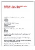 NURS 6011 Exam 4 Questions with complete solutions 2025&period;