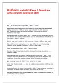 NURS 6011 and 6013 Exam 2 Questions with complete solutions 2025&period;