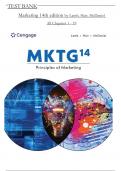 Test Bank for MKTG&comma; 14th Edition Charles W&period; Lamb&comma; Joe F&period; Hair Carl McDaniel - All Chapters &lpar;1-19 &rpar; Latest 2025  A&plus;