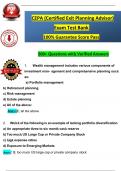 Certified Exit Planning Advisor &lpar;CEPA&rpar; Exam Test Bank with 500&plus; Practice Qs & Ans to Pass the Exam &lpar;2025 &sol; 2026&rpar;&comma; 100&percnt; Verified
