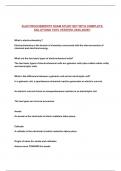 ELECTROCHEMISTRY EXAM STUDY SET WITH COMPLETE SOLUTIONS 100&percnt; VERIFIED 2025-2026&excl;&excl;