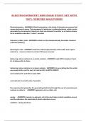 ELECTROCHEMISTRY NEW EXAM STUDY SET WITH 100&percnt; VERIFIED SOLUTIONS&excl;&excl;
