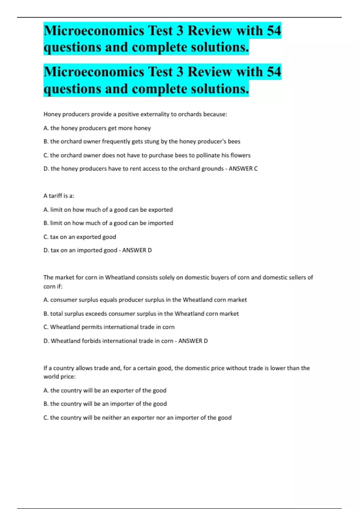 Microeconomics visual data 3