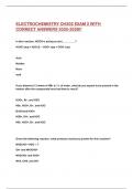 ALL ELECTROCHEMISTRY PACKAGED EXAMS&excl;&excl;