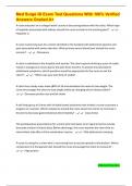 Med Surge GI Exam Test Questions With 100&percnt; Verified Answers Graded A&plus;