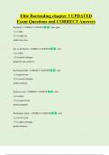 Elite Bartending chapter 3 UPDATED Exam Questions and CORRECT Answers