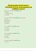 Elite Bartending School Chapter 1 UPDATED ACTUAL Exam Questions and CORRECT Answers