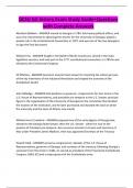 GCSU GA history EXAMS BUNDLE LATEST UPDATE QUESTIONS & ANSWERS