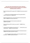 BUSA 4000 FINAL EXAM REVIEW 2025 ACTUAL COMPLETE QUESTIONS WITH DETAILED VERIFIED ANSWERS &lpar;100&percnt; CORRECT ANSWERS&rpar;&sol;ALREADY GRADED A&plus;