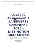 Well-structured LGL3702 Assignment 1 &lpar;ANSWERS&rpar; Semester 1 2025 - DISTINCTION GUARANTEED&period; &lpar;DETAILED ANSWERS - DISTINCTION GUARANTEED&excl;&rpar;&period;&period;&period;&period;