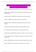 SecuritY Essentials EXAMS  BUNDLE&vert;Questions and Answers Verified 100&percnt; Correct