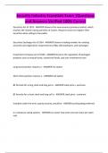 Security Industry Essentials Exam &vert;Questions and Answers Verified 100&percnt; Correct