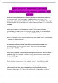 Cyber Securites Essentials Exam Study Guide&plus;Questions and Answers Verified 100&percnt; Correct