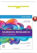 Test Bank For Nursing Research In Canada&comma; 5th Editionby Mina Singh Chapters 1-21