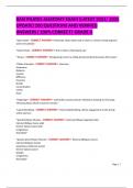 BASI PILATES ANATOMY EXAM &lpar;LATEST 2024&sol; 2025 UPDATE&rpar; 200 QUESTIONS AND VERIFIED ANSWERS&vert; 100&percnt; CORRECT&vert; GRADE A