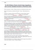 IS 303 Midterm Study Guide Exam Questions with Correct Detailed Answers UPDATED 2025